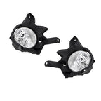 Fit 2013 2014 2015 Toyota RAV4 Pair Front Bumper Clear Halogen Fog Lights Lamps