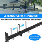 59 800lbs For Chevy Express Fullsize Van 3 Bar 96-23 Ladder Roof Rack Cross Bar