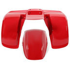 Front and Rear Fender Kit Red Plastic for Honda ATC70 1978 to 1985