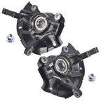2Pcs Front Steering Knuckle Assembly for Dodge Attitude Hyundai Accent 1.4L 1.6L