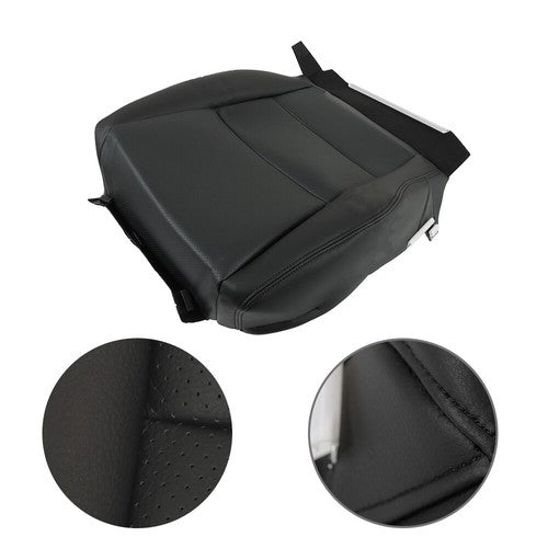 Passenger Bottom Perforated New Seat Cover Black Leather For Acura RDX 2007-2015
