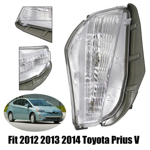 Turn Signal Fog Light Assembly Right Halogen for 2012-2014 for Toyota Prius V