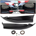 Rear Bumper Lip Splitter Spoiler For 2016-2017 Accord Sedan 4dr Carbon Style