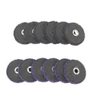 Diamond Grinding Discs for Metal and Wood 12 Pack: 4 x 5/8"  (6 Black, 6 Purple)