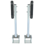 Pair Steel Boat Trailer Pontoon Roller Guide On Zinc Plated for Sailboat Trailer