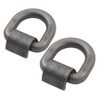 2 Pack 1" Weld On Forged D Ring with Welding Clip 47,000 LBS Fracture Strength