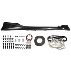 Black Side Skirts for TRD Style ABS for 2022-2024 for Toyota GR86 for Subaru BRZ