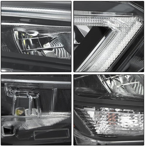 For Nissan Versa 2020-2021 Passenger Side Headlight Replacement Chrome Housing