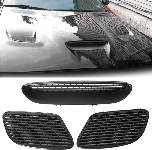 Hood Bezel Vent For Dodge Challenger SRT Hellcat 15 18 And 19 21 R T Scat Pack