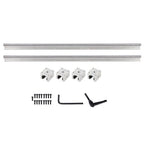 2PCS SBR16-800mm Linear Bearings & 4 PCS SBR16UU Carriage Bearing Blocks New
