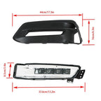Driver+Passenger Side For Honda Accord 18-19 1.5L 2.0L LED Fog Lamps Assembly