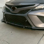 Front Bumper Lip Fit 2018-2020 Toyota Camry SE XSE Glossy Black