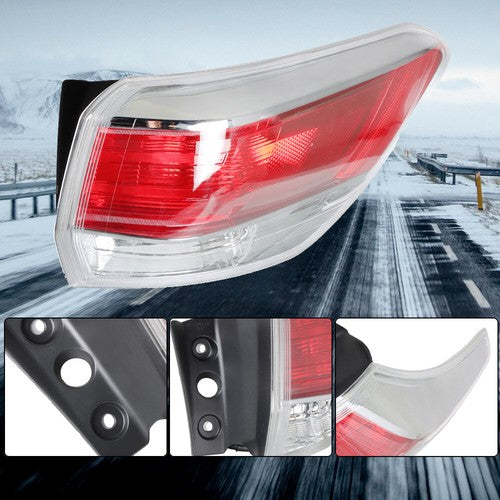 Passenger RH Side Outer Tail Light Lamp Assembly For 2014-2016 Toyota Highlander