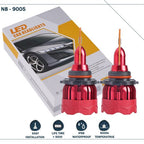 9005 LED Car Headlights Fog Lights Hi/Low Beam Bulbs Set 6000K 55W 16000LM