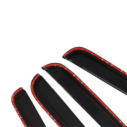 Window Visors Rain Guards For Ford F250 F350 F450 F550 99-16 Super Duty Crew Cab