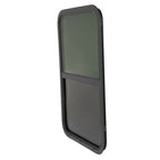 Vertical Sliding RV Window Tempered Glass with Mesh Screen 24 W 36 H