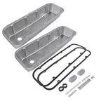 3-11/16" Tall Finned Aluminum Valve Covers Fits Chevy Big Block 396 402 427 454
