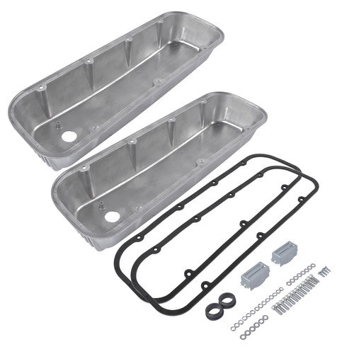 3-11/16" Tall Finned Aluminum Valve Covers Fits Chevy Big Block 396 402 427 454