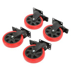 Caster Wheels, Heavy Duty 6 Inch Casters Set of 4, Locking Swivel Casters Wheels