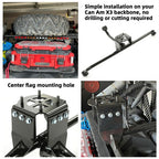 For Can-Am Maverick X3 Turbo Max R Ds Spare Tire Carrier Mount Rack 2017-2023