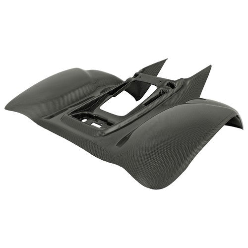 Carbon Fiber Printing Rear Fender ABS W/ Hardware For Honda TRX 400EX 1999-2007