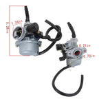 For 50cc 70cc Carburetor Carb Air Filter Throttle Handle Grips Cable PZ19