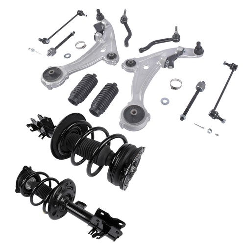 12x Front Struts w/ Spring Lower Control Arms Tierod For Nissan Altima 2007-2012