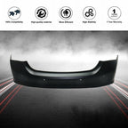 For 16 17-2018 Chevy Malibu Sedan 4DR With Park & Parallel Rear Bumper Cover