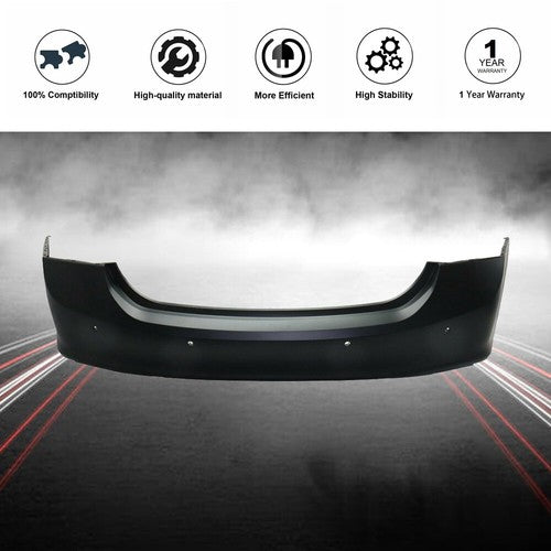 For 16 17-2018 Chevy Malibu Sedan 4DR With Park & Parallel Rear Bumper Cover