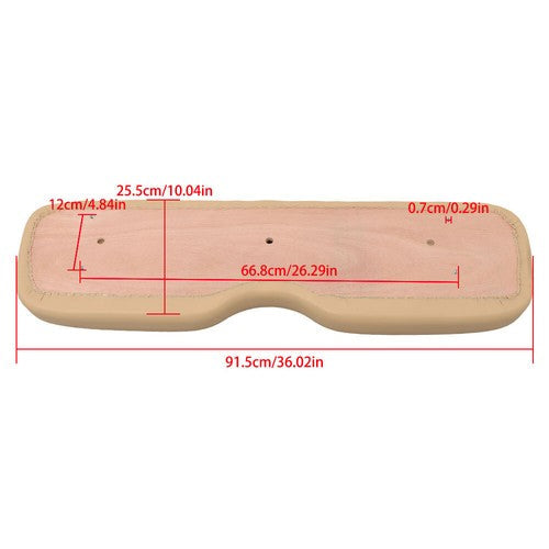 For EZGO RXV, Freedom RXV 2008+ Golf Beige Front Seat Lean Back Top Cushion