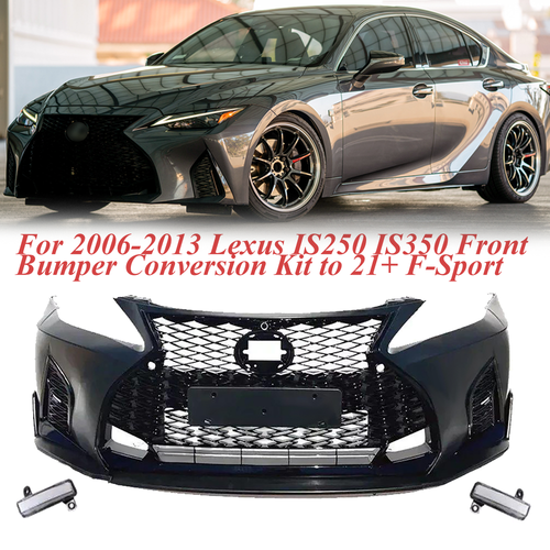 Bumper Grill Lip Fog Light Conversion for Lexus IS250 IS350 06-13 21+ F Sport
