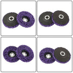 10 PackS 4"x5/8 Strip Discs Rust Remover Wheel Paint Removal Disc Angle Grinder