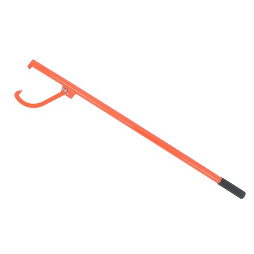Red With Rubber Handle 58" Log Roller Tool Lifter Felled Cant Hook Logging Tool