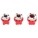 Handheld Pipe Cutter Thread Tool Pipe Threader Ratchet Type With 5 Dies Set