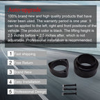 2.5" Front + 2.5" Rear Lift Kit Black For Nissan Pathfinder Infiniti QX4 96-04