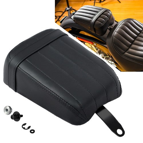 Black Rear Passenger Seat Pillion For Harley Softail FXST Street Bob FXBB 18 23
