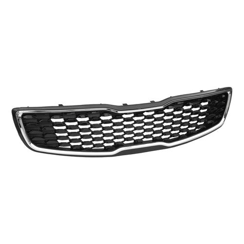 86350B0010 Front Upper Grille Chrome for 2017-2018 for Kia Forte Sedan LX SX