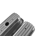 Finned Aluminum Tall Valve Covers w/ Center Bolt for Chevy SBC 5.0L-5.7L 350 450