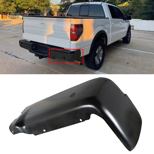 Rear Bumper Face Bar End Cap Black Steel Right Side For 09 2010-2014 Ford F-150