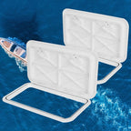 2Pk Deck Marine Access Hatch with Lid 24 x 14 for Boat Marine Caravan RV