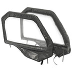 Pair Soft Doors Enclosure Powder Coated Fit For Polaris General Models Universal