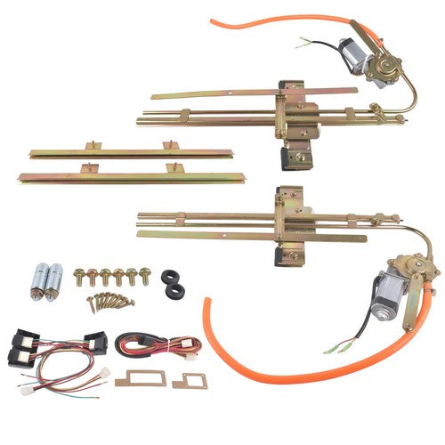 Flat Glass Electric Power Window Kit with Switch U Wire It 2 Door Kit 7558925