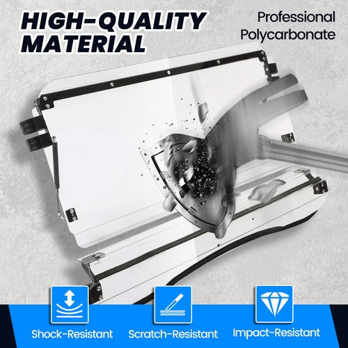 For 2019-2025 Kawasaki Mule Pro MX Front Flip Windshield Scratch Resistant
