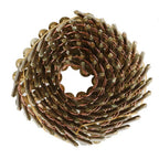 1-3/4" × 0.12" Coil Roofing Nail Galvanized 3/8" Head Diameter 15 Degree 7200Pcs