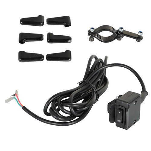 12V Solenoid Relay Contactor&Winch Rocker Thumb Switch Combo Set for ATV