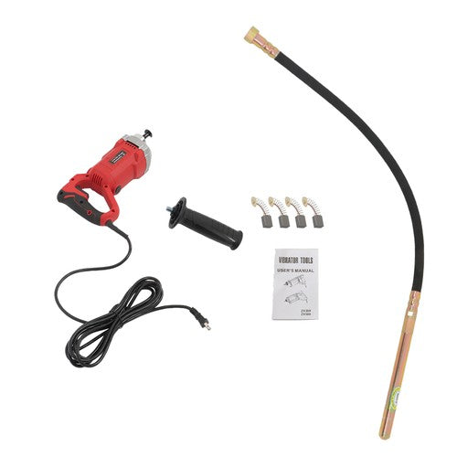 Handheld Concrete Vibrating Tool With 6.6 Feet Shaft Electric Concrete Vibrator