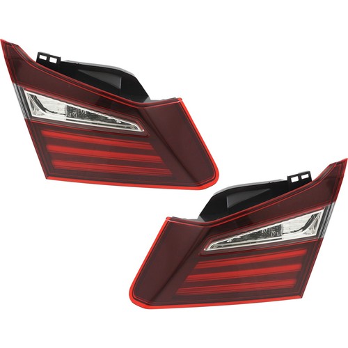 Pair Inner Tail Light for Honda Accord Sedan 2016-2017 Driver Passenger Side