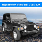Metal Body Mounts Torque Boxes Floor Pan Supports Braces for 97-06 Wrangler TJ