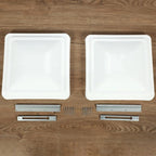 2 Pack RV Replacement Roof Vent Cover 14 inch White for Camper Trailer