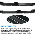 Rocker Panels for 99-07 Chevy Crew Cab Silverado GMC Sierra 4 Door Pickup Pair